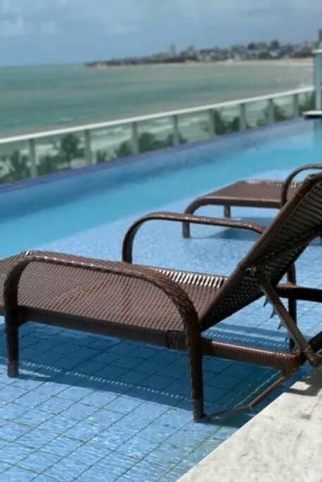 Flat Bello Plaza - Piscina Com Vista Da Orla カベデロ エクステリア 写真