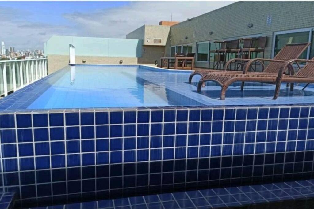 Flat Bello Plaza - Piscina Com Vista Da Orla カベデロ エクステリア 写真