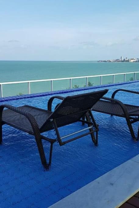 Flat Bello Plaza - Piscina Com Vista Da Orla カベデロ エクステリア 写真